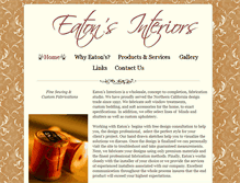 Tablet Screenshot of eatonsinteriors.com